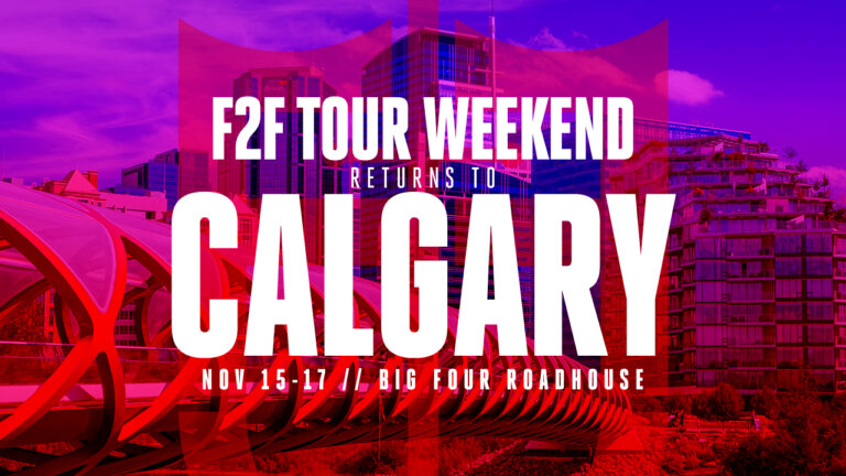 Annonce du F2F Tour Weekend Calgary